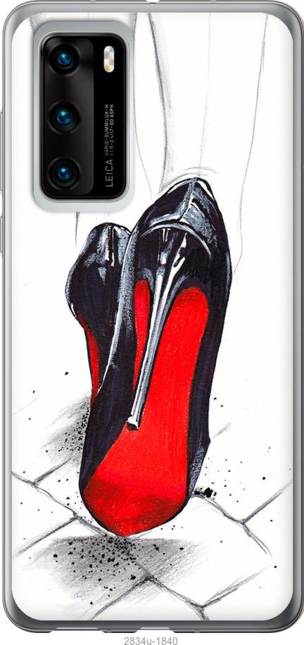 

Чехол на Huawei P40 Devil Wears Louboutin