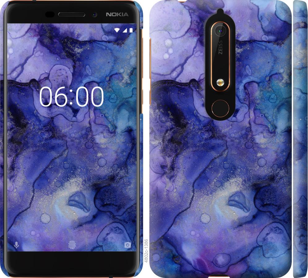 

Чехол на Nokia 6.1 Мрамор 7