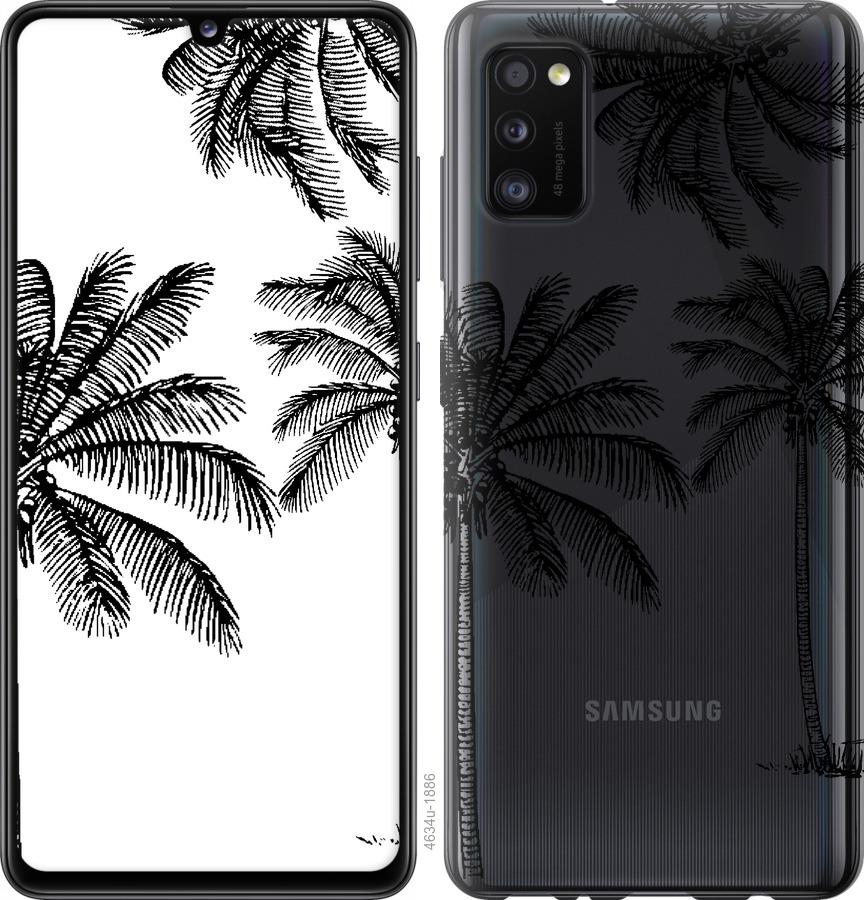 Чехол на Samsung Galaxy A41 A415F Пальмы1