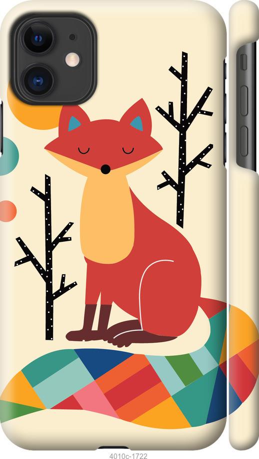 

Чехол на iPhone 12 Mini Rainbow fox