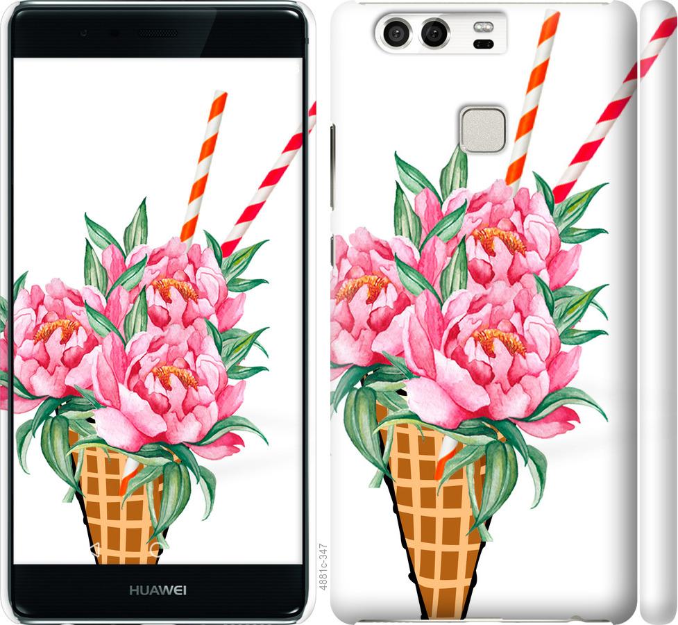 

Чохол на Huawei P9 Морозиво-піони