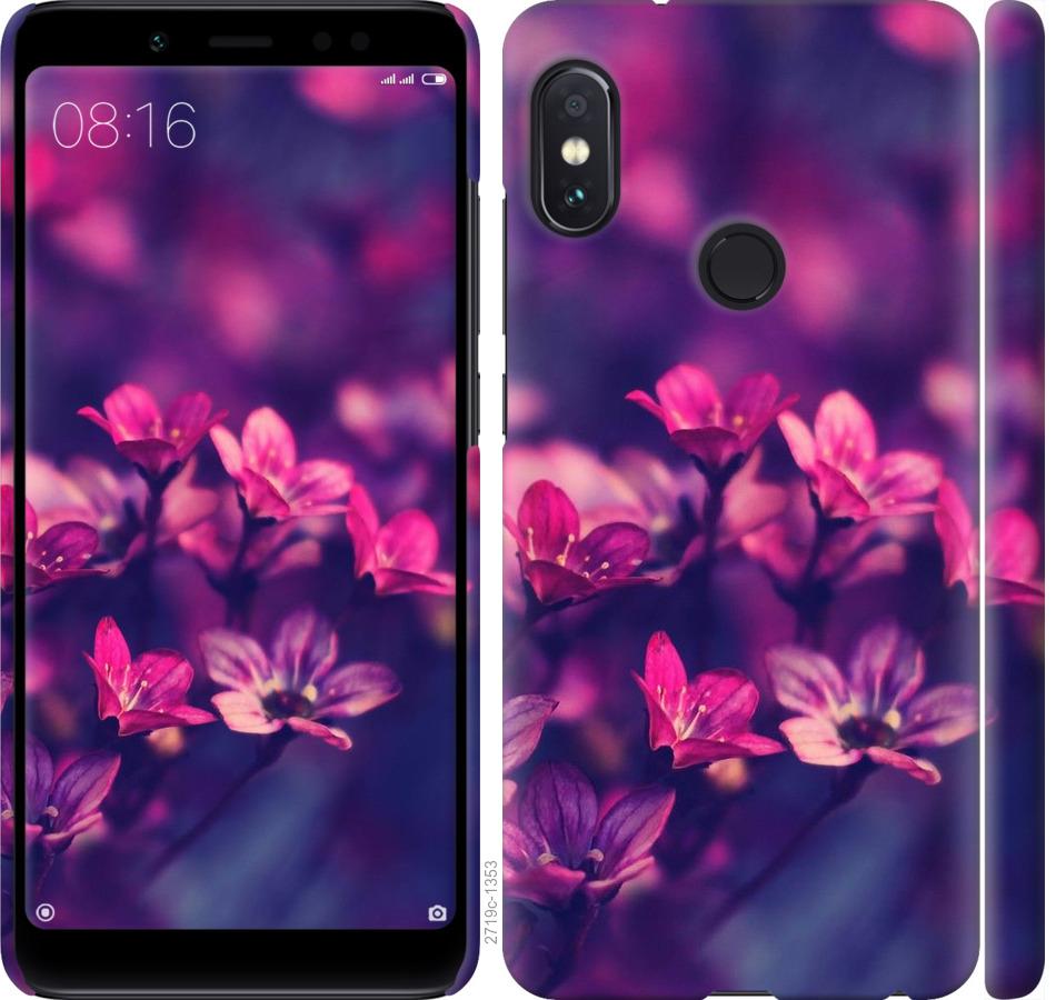 

Чохол на Xiaomi Redmi Note 5 Пурпурні квіти
