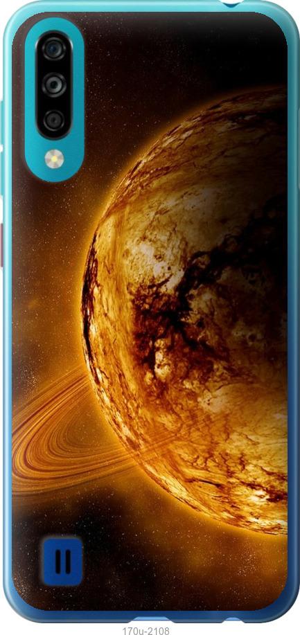 

Чехол на ZTE Blade A7 2020 Жёлтый Сатурн