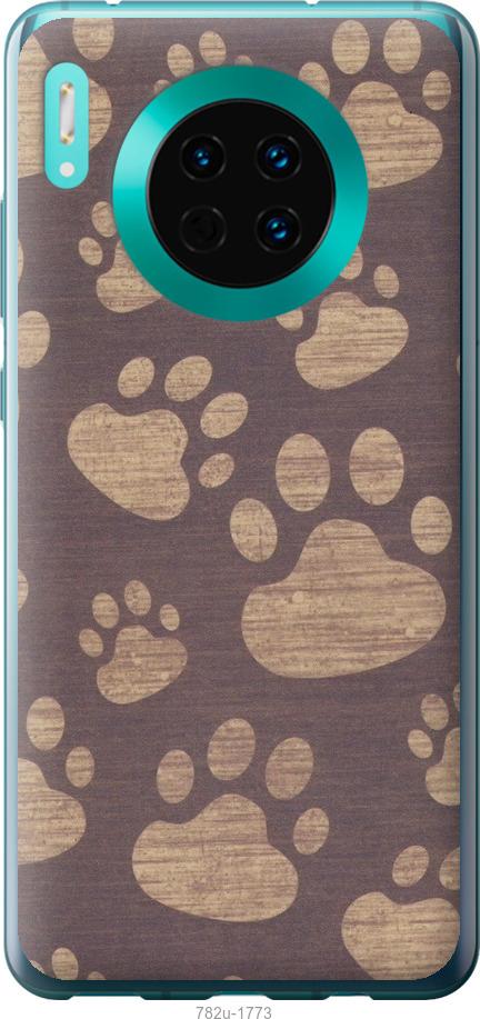 

Чехол на Huawei Mate 30 Следы тигра