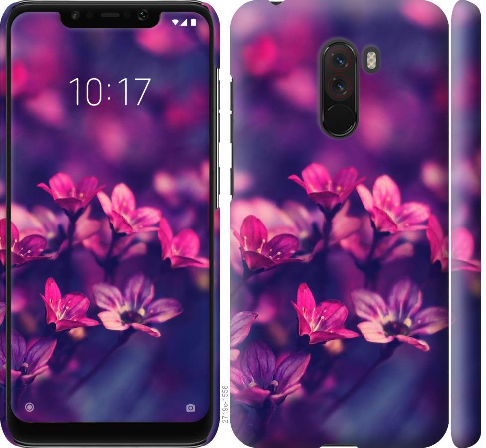 

Чохол на Xiaomi Pocophone F1 Пурпурні квіти