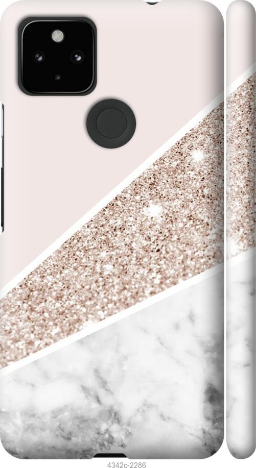 

Чехол на Google Pixel 5A Пастельный мрамор