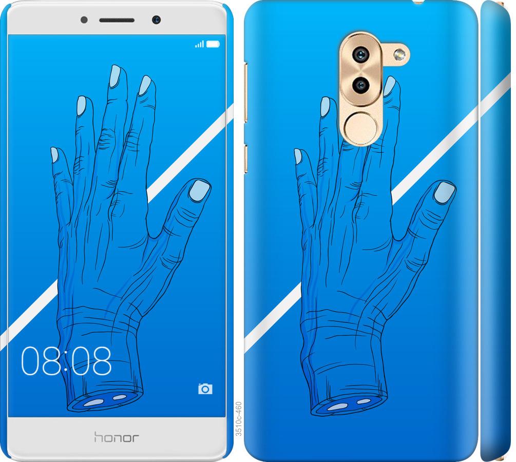 

Чохол на Huawei Mate 9 Lite Синій, Рука, Лінія, Градієнт, Зомбі, Глибина
