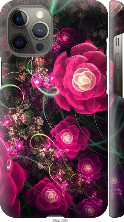 Чохол на iPhone 12 Pro Max Абстрактні квіти 3