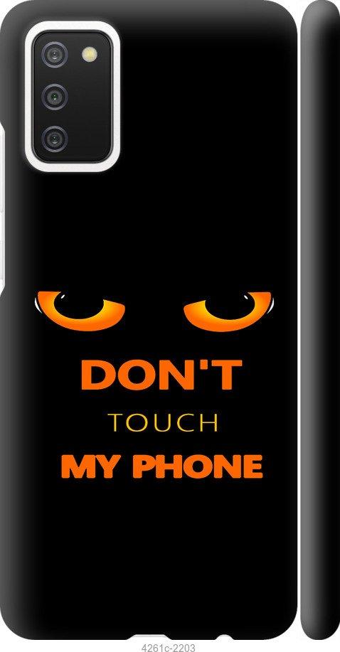 

Чехол на Samsung Galaxy A02s A025F Don't touch the phone