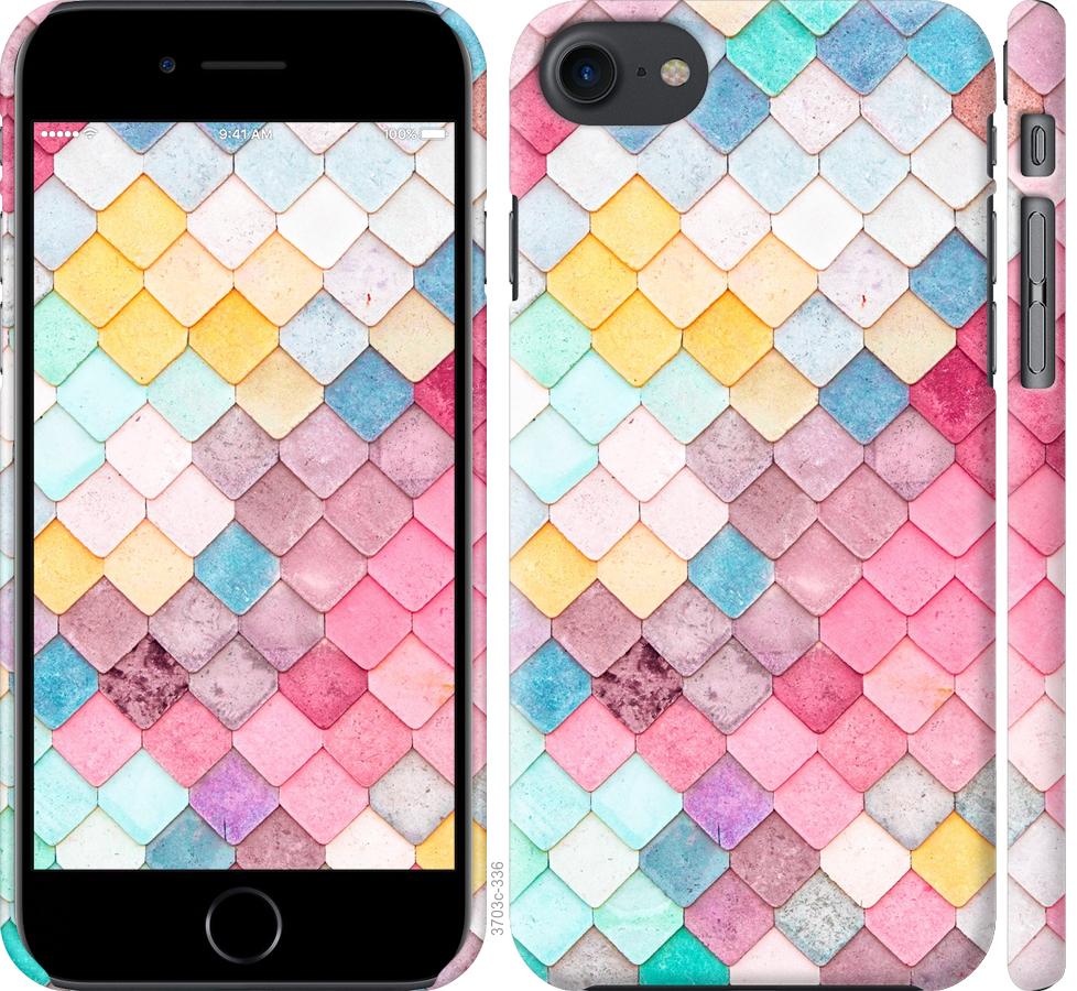 

Чехол на iPhone 7 Красочная черепица