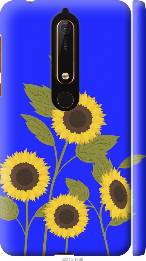 

Чохол на Nokia 6.1 Подсолнухи v2