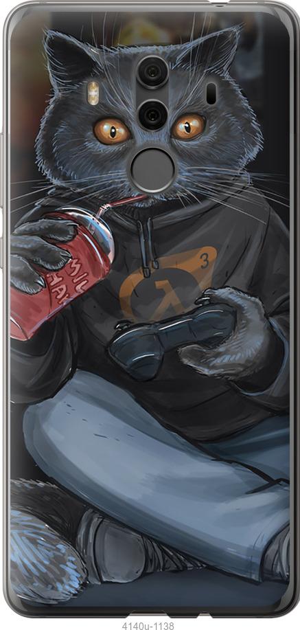 

Чехол на Huawei Mate 10 Pro gamer cat