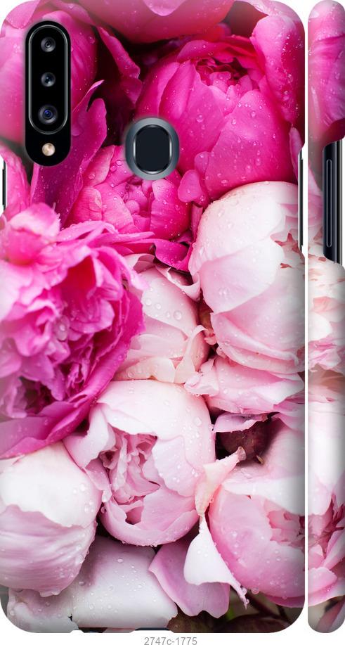 

Чохол на Samsung Galaxy A20s A207F Рожеві півонії
