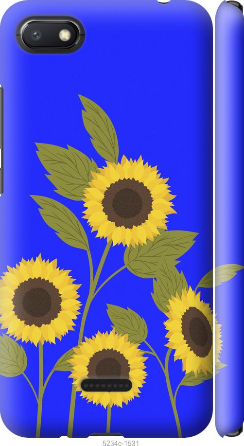 

Чохол на Xiaomi Redmi 6A Подсолнухи v2