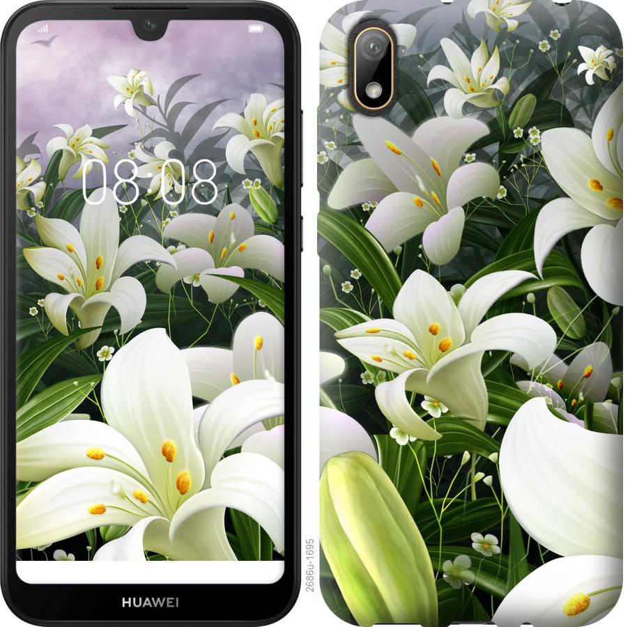 

Чохол на Huawei Y5 2019 білі лілії