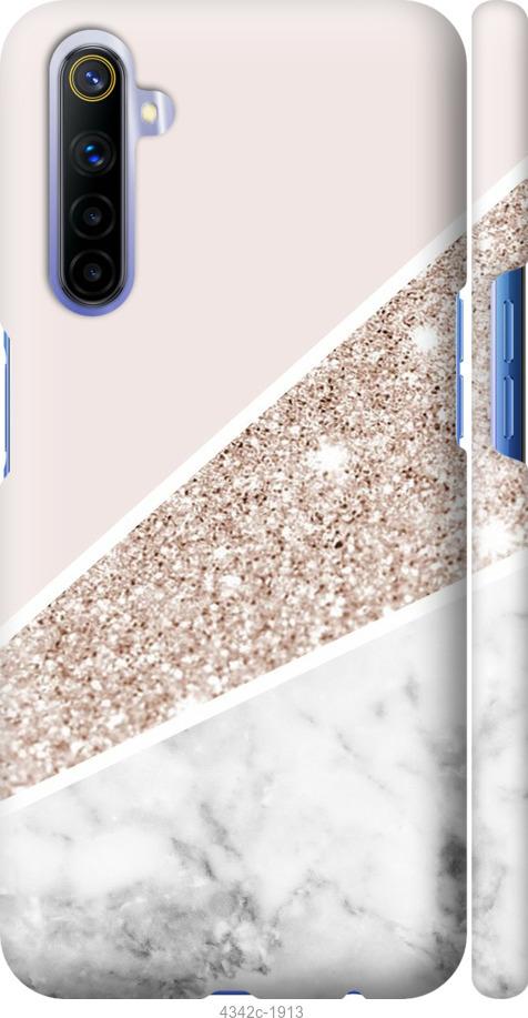 

Чехол на Realme 6 Пастельный мрамор