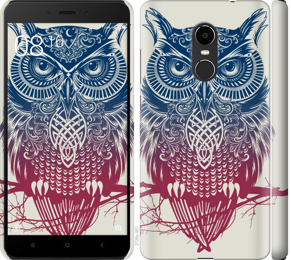 

Чехол на Xiaomi Redmi Note 4X Сова 2