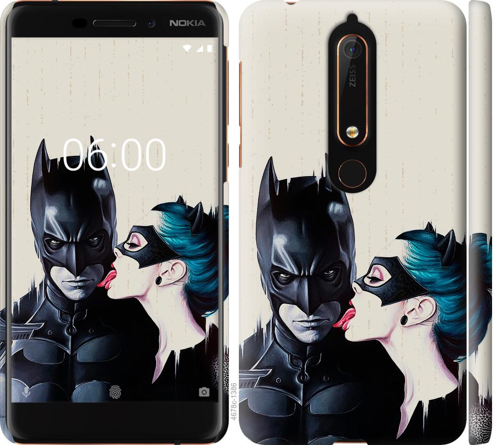

Чехол на Nokia 6 2018 Бэтмен