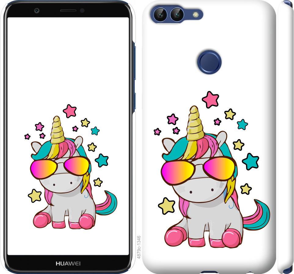 

Чехол на Huawei P Smart Единорог в очках