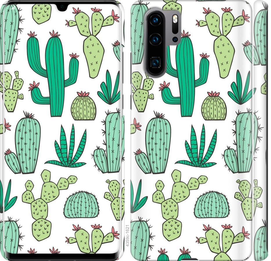

Чехол на Huawei P30 Pro кактусы 2
