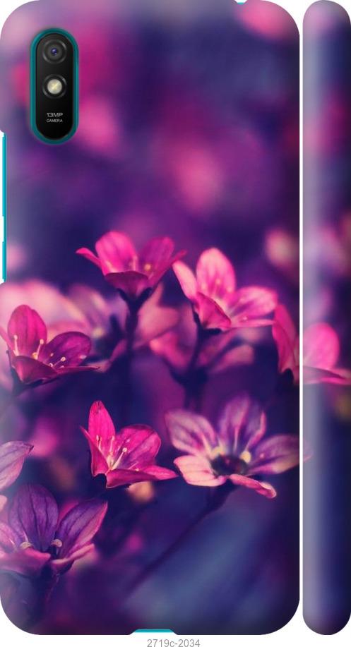 

Чехол на Xiaomi Redmi 9A Пурпурные цветы