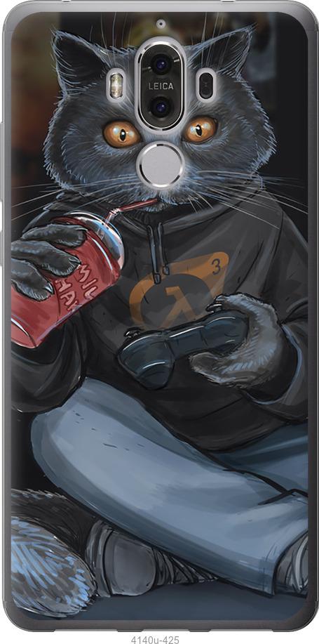 

Чехол на Huawei Mate 9 gamer cat