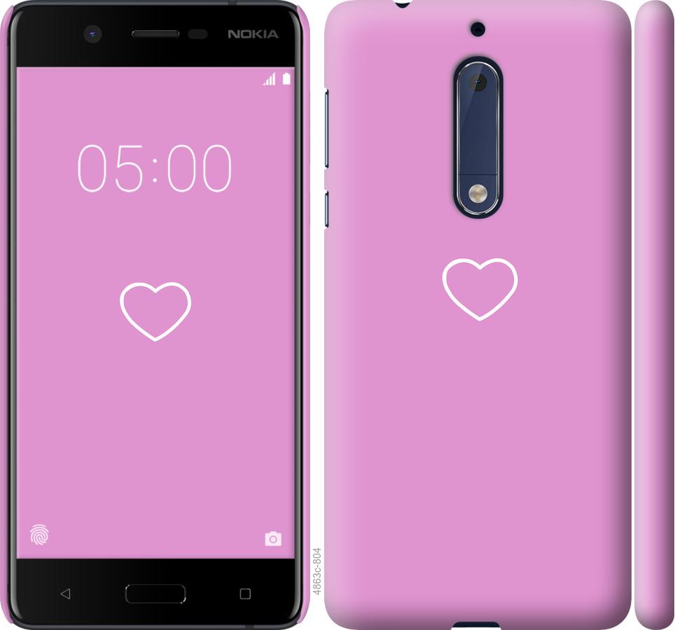 

Чохол на Nokia 5 серце 2