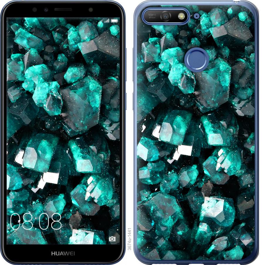 Чохол на Huawei Y6 Prime 2018 Кристали 2