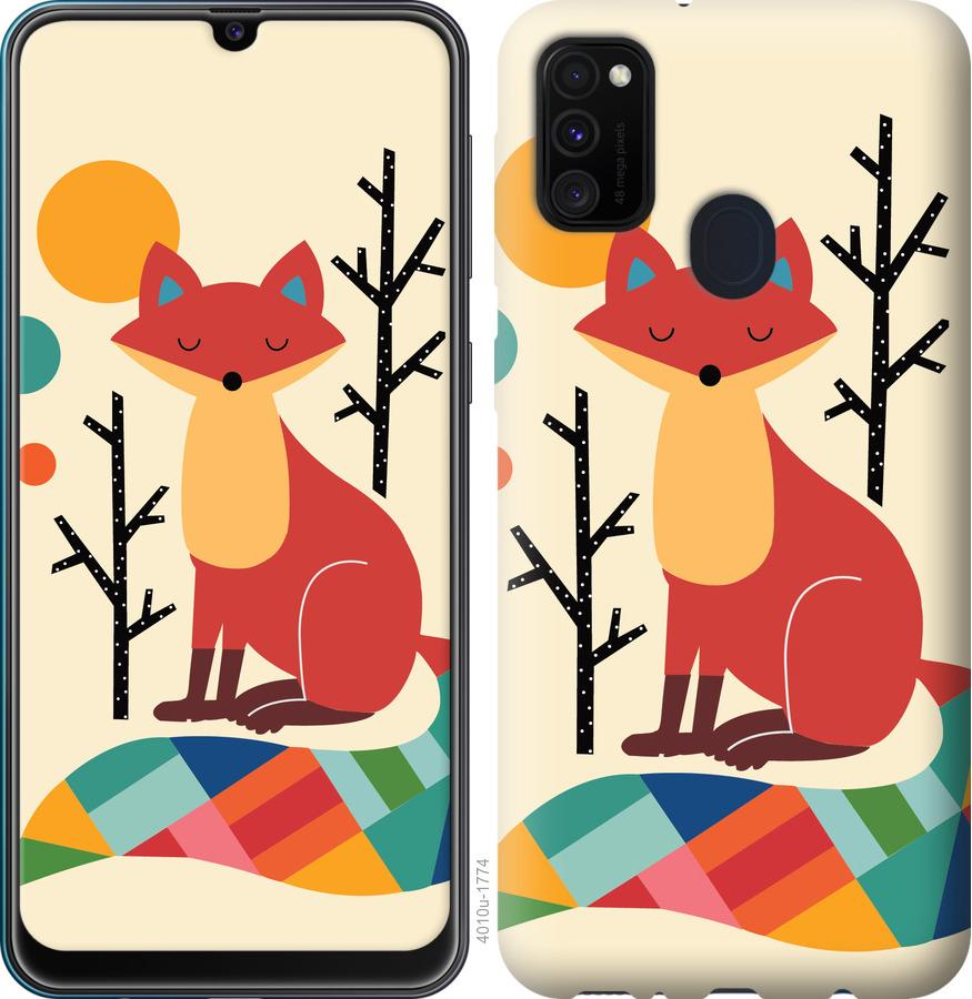 

Чехол на Samsung Galaxy A21s A217F Rainbow fox