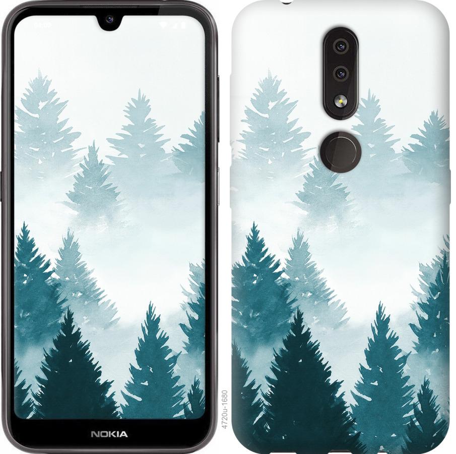 

Чохол на Nokia 4.2 Акварельні Ялинки