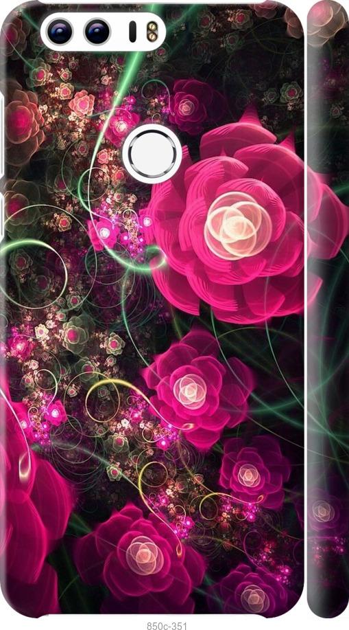 

Чехол на Huawei Honor 8 Абстрактные цветы 3