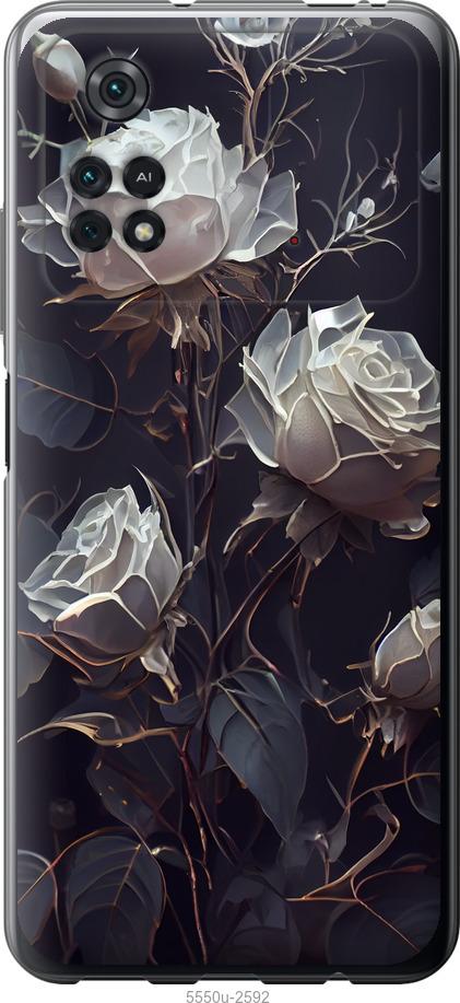 Чехол на Xiaomi Poco M4 Pro Розы 2