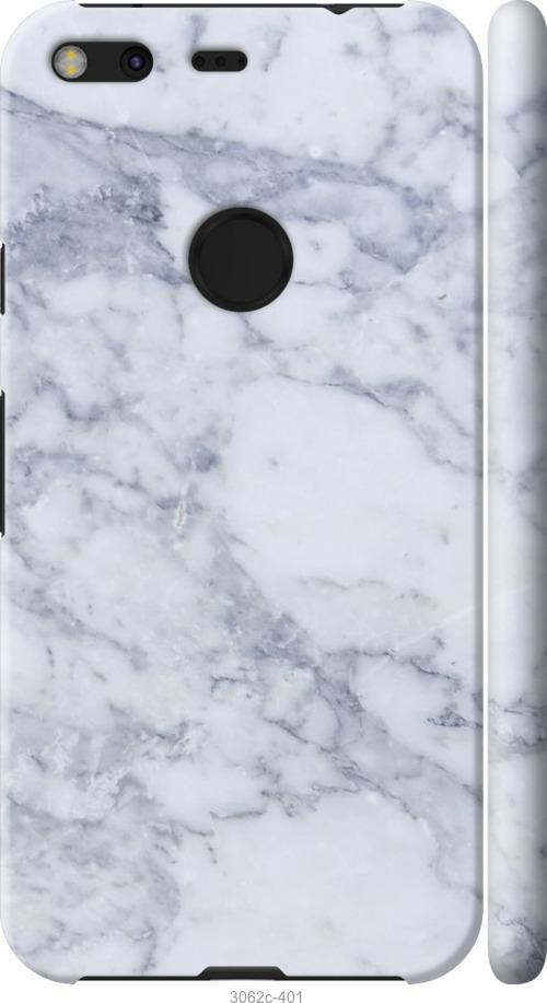 

Чехол на Google Pixel XL Голубой мрамор