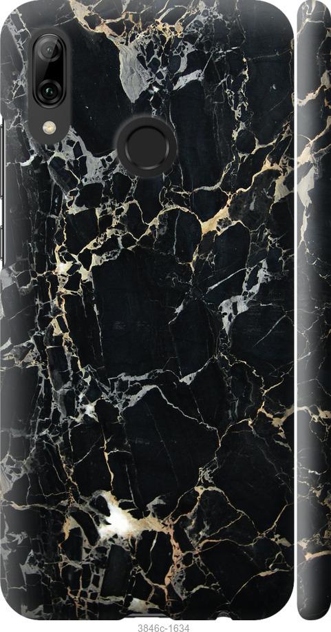 

Чехол на Huawei P Smart 2019 Черный мрамор