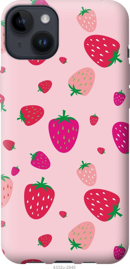 Чохол на iPhone 14 Plus Полунички