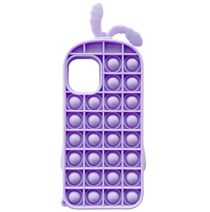 

Фігурний силіконовий 3D чохол-антистрес Pop it Зайка для Apple iPhone 12 Pro Max