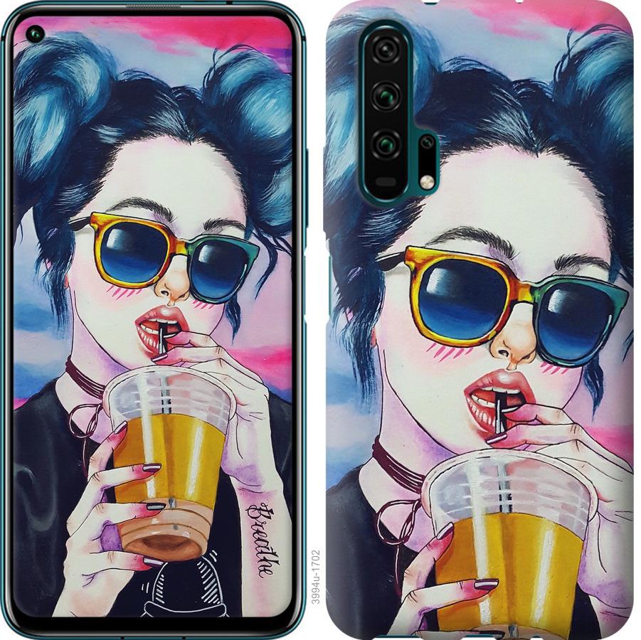 

Чехол на Huawei Honor 20 Pro Арт-девушка в очках