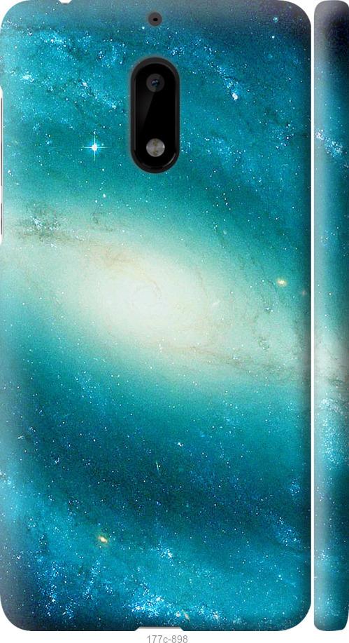 

Чехол на Nokia 6 Голубая галактика