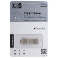 Флеш-драйв T&G 008 Metal series USB 3.0 - Lightning 128GB