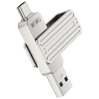 Флеш-драйв USB 3.0 Flash Drive WIWU Wi-FD001 3 in 1 256GB
