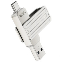 Флеш-драйв USB 3.0 Flash Drive WIWU Wi-FD001 3 in 1 32GB