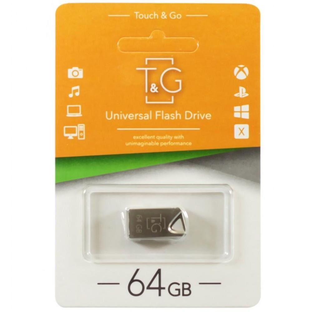 

Флеш-драйв USB Flash Drive T&G 109 Metal Series 64GB (Срібний)