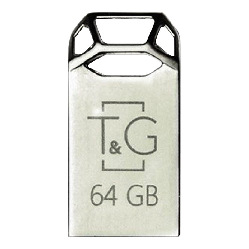 

Флеш-драйв USB Flash Drive T&G 110 Metal Series 64GB Серебряный (154910)