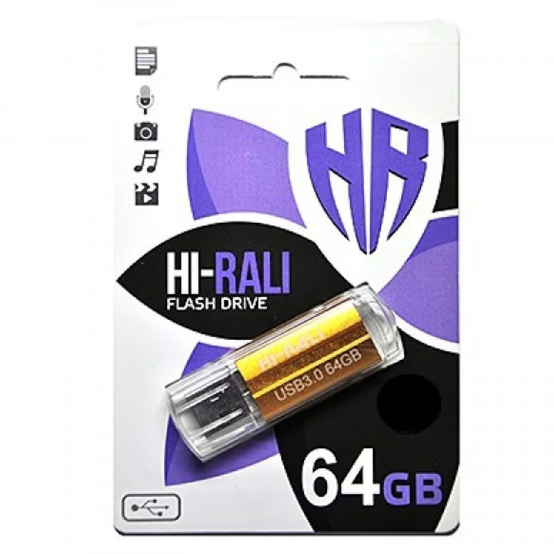 

Флеш накопитель Hi-Rali Corsair 64 GB Бронзовая серия Бронзовый (154919)