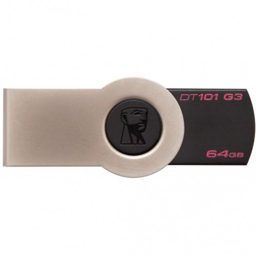 

Флеш накопичувач USB 64GB Kingston DataTraveler 101 (DT101 G2 / 64GB) (Чорний)