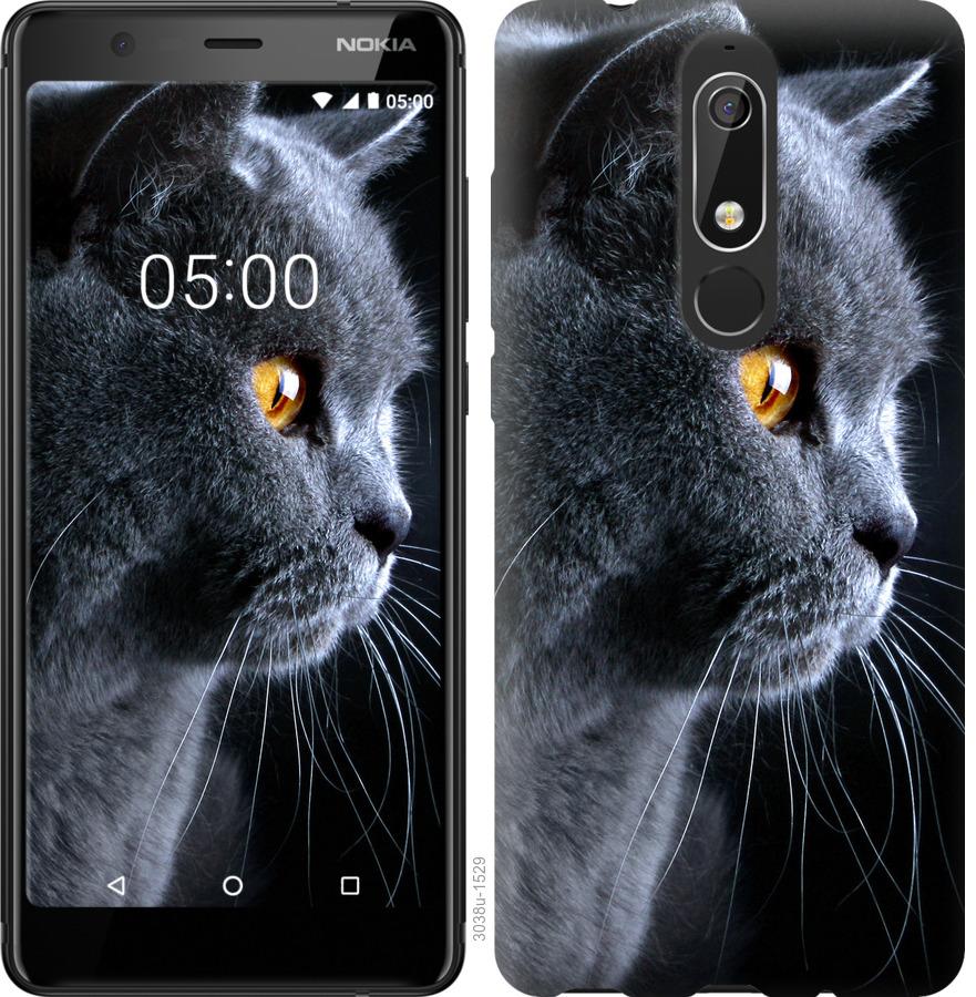 

Чохол на Nokia 5.1 Гарний кіт