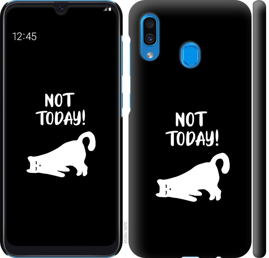 

Чохол на Samsung Galaxy A20 2019 A205F Втомлений кіт