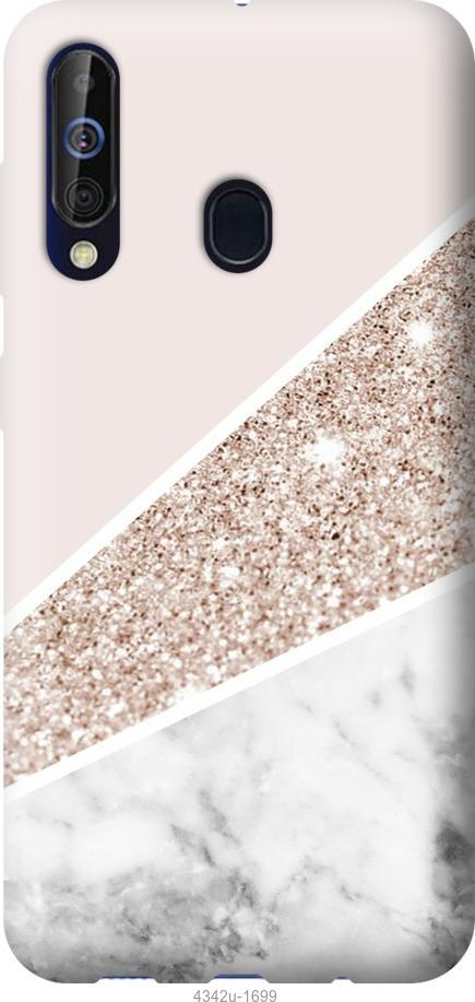 

Чехол на Samsung Galaxy A60 2019 A606F Пастельный мрамор