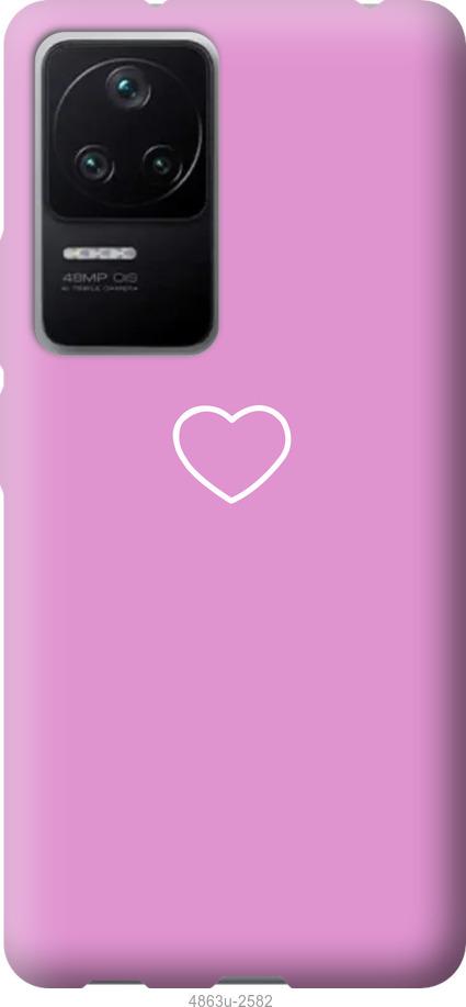 Чехол на Xiaomi Redmi K40S Сердце 2