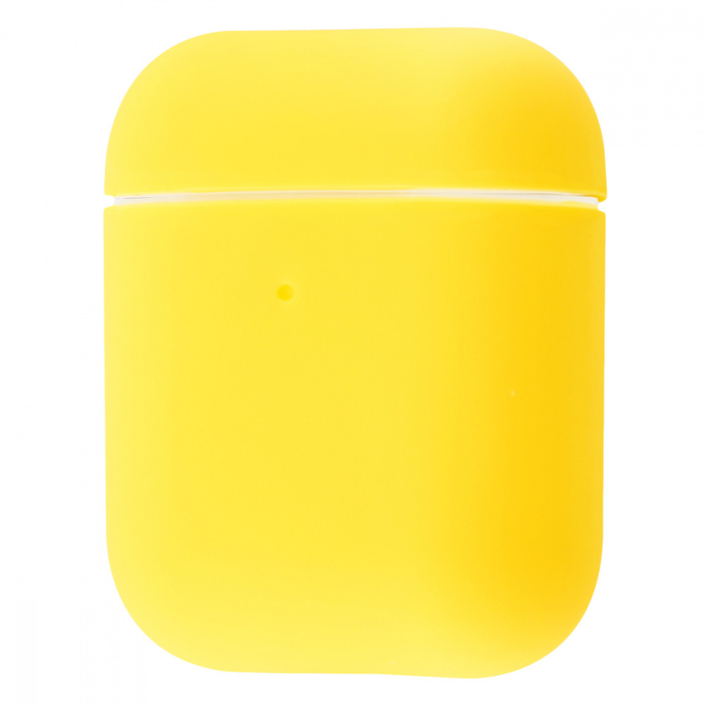 

Силиконовый футляр для наушников Airpods Ultra Slim Желтый / Lemon Yellow (117245)